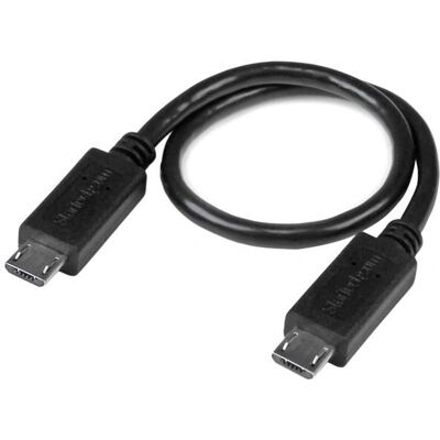 StarTech.com UUUSBOTG8IN Micro USB to Micro USB - 8 tuumaa - Musta StarTech.com UUUSBOTG8IN Micro USB to Micro USB - 8 tuumaa - Musta