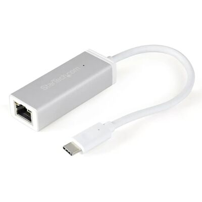 StarTech.com USB-C to Gigabit Verkkoadapteri - Hopea StarTech.com USB-C to Gigabit Verkkoadapteri - Hopea