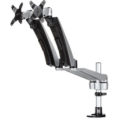 Support double moniteur StarTech.com - Articulé - Supporte 12-30" - Noir, Argent - Publicité Support double moniteur StarTech.com - Articulé - Supporte 12-30" - Noir, Argent - Publicité