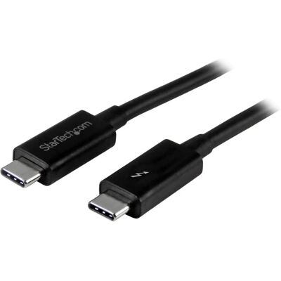 StarTech.com Thunderbolt Kabel - 20Gbps - 1m - Schwarz - 4K Video StarTech.com Thunderbolt Kabel - 20Gbps - 1m - Schwarz - 4K Video