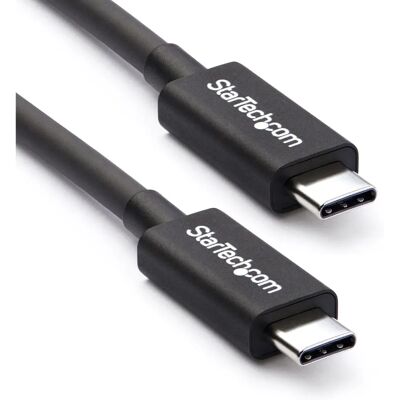 StarTech.com Thunderbolt 3 Kaapeli - 0,5m - Musta - 4K/5K 60Hz - Sertifioitu StarTech.com Thunderbolt 3 Kaapeli - 0,5m - Musta - 4K/5K 60Hz - Sertifioitu