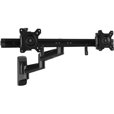 Soporte de pared doble StarTech.com - Para monitores de 24" - Ajustable - Acero Soporte de pared doble StarTech.com - Para monitores de 24" - Ajustable - Acero