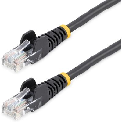 StarTech.com 5m Cat5e Patch Cable - Black - Network Cable StarTech.com 5m Cat5e Patch Cable - Black - Network Cable