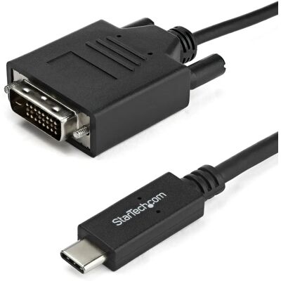 StarTech.com USB-C to DVI Adapter Cable - 2560x1600, Black - Video StarTech.com USB-C to DVI Adapter Cable - 2560x1600, Black - Video