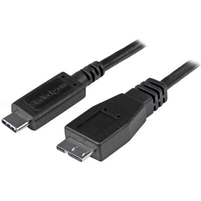 Câble USB C vers Micro USB StarTech.com 0,5M - USB 3.1 Type C à Micro USB B - Publicité Câble USB C vers Micro USB StarTech.com 0,5M - USB 3.1 Type C à Micro USB B - Publicité