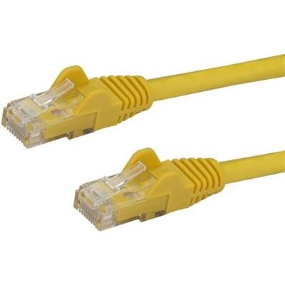 StarTech.com 0.5m Gele Cat6 Ethernet Kabel - Snagless - Netwerkkabel StarTech.com 0.5m Gele Cat6 Ethernet Kabel - Snagless - Netwerkkabel