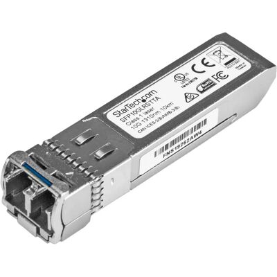 StarTech.com SFP10GLRSTTA Module transceiver fibre monomode 10GbE LC - Gris - Publicité StarTech.com SFP10GLRSTTA Module transceiver fibre monomode 10GbE LC - Gris - Publicité
