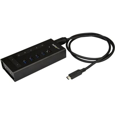 StarTech.com USB-C Hub 7 Port - Montage, Metall, 5Gbps, Schwarz StarTech.com USB-C Hub 7 Port - Montage, Metall, 5Gbps, Schwarz