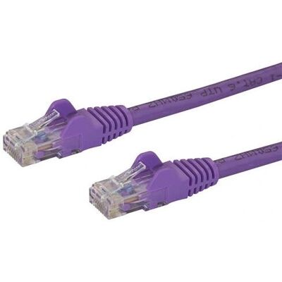Kabel Ethernet Cat6 Fioletowy 1m StarTech.com - Wysokowydajny Kabel Sieciowy - Snagless Kabel Ethernet Cat6 Fioletowy 1m StarTech.com - Wysokowydajny Kabel Sieciowy - Snagless