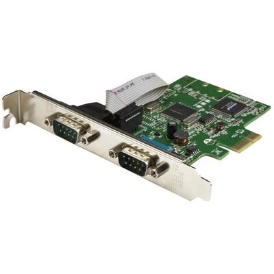 StarTech.com Cartão serial PCI Express de 2 portas com UART 16C1050 - RS232 - Cartão serial PCI StarTech.com Cartão serial PCI Express de 2 portas com UART 16C1050 - RS232 - Cartão serial PCI