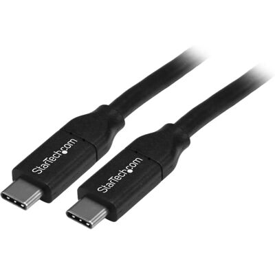 Câble USB-C StarTech.com avec Power Delivery - 13 ft - Noir - Publicité Câble USB-C StarTech.com avec Power Delivery - 13 ft - Noir - Publicité