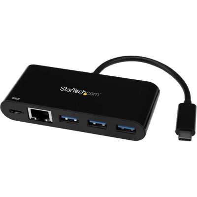 Adaptador USB C a Ethernet StarTech.com - 3 Puertos - con Power Delivery Adaptador USB C a Ethernet StarTech.com - 3 Puertos - con Power Delivery