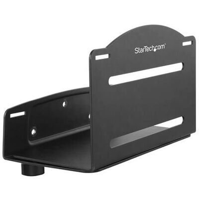 Suporte de CPU de parede StarTech.com - Suporte de metal ajustável preto - Economia de espaço Suporte de CPU de parede StarTech.com - Suporte de metal ajustável preto - Economia de espaço