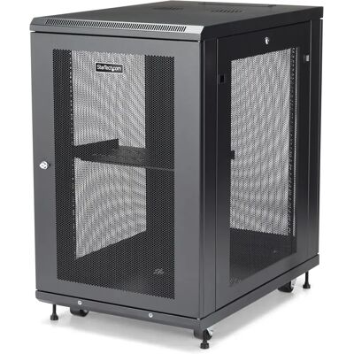 StarTech.com RK1833BKM Rack-Schrank - 18U, Schwarz StarTech.com RK1833BKM Rack-Schrank - 18U, Schwarz