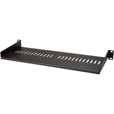 StarTech.com 1U Server Rack Shelf - Heavy Duty Steel - Vented - Supports 50 lbs - 19" Rack StarTech.com 1U Server Rack Shelf - Heavy Duty Steel - Vented - Supports 50 lbs - 19" Rack