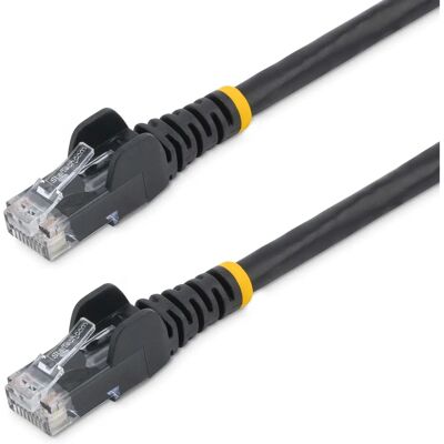 StarTech.com 10m Black Cat5e / Cat 5 Snagless Ethernet Patch Cable - Networking Cable StarTech.com 10m Black Cat5e / Cat 5 Snagless Ethernet Patch Cable - Networking Cable
