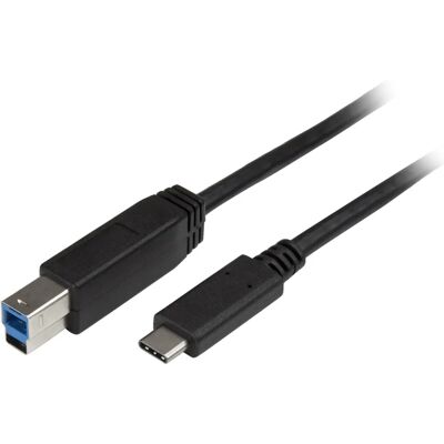 Câble USB-C à USB-B de StarTech.com - 2m - Transfert rapide - Noir Câble USB-C à USB-B de StarTech.com - 2m - Transfert rapide - Noir