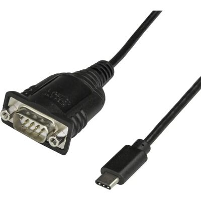 StarTech.com USB-C to Serial Adapter Cable - Black - 40cm - Serial Port StarTech.com USB-C to Serial Adapter Cable - Black - 40cm - Serial Port
