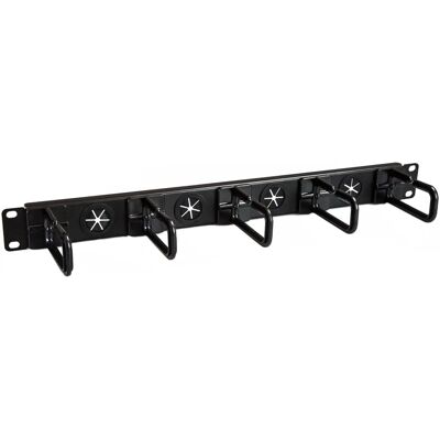 StarTech.com 1U Schwarzes Rack-Kabelmanagement-Panel - Kabelorganisator StarTech.com 1U Schwarzes Rack-Kabelmanagement-Panel - Kabelorganisator