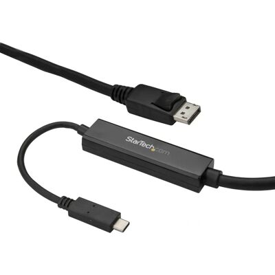 StarTech.com USB-C naar DisplayPort Adapterkabel - 3m 4K 60Hz Zwart StarTech.com USB-C naar DisplayPort Adapterkabel - 3m 4K 60Hz Zwart