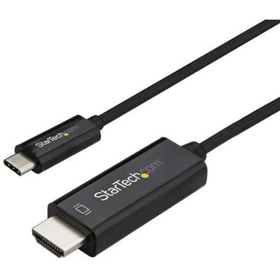 StarTech.com USB-C zu HDMI Adapter - 4K 60Hz, Schwarz StarTech.com USB-C zu HDMI Adapter - 4K 60Hz, Schwarz