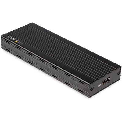 Gabinete M.2 NVMe StarTech.com - USB-C 10Gbps - Portátil - Preto Gabinete M.2 NVMe StarTech.com - USB-C 10Gbps - Portátil - Preto