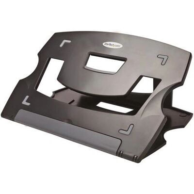 StarTech.com Laptop Stand - Adjustable, Portable, Black - Ergonomic StarTech.com Laptop Stand - Adjustable, Portable, Black - Ergonomic