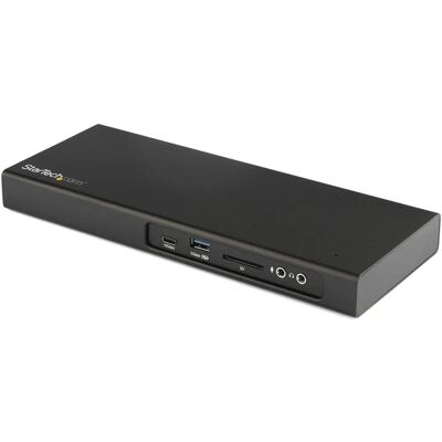 StarTech.com Dual 4K Thunderbolt 3 Dock - 85W, PCIe M.2, USB-C, USB-A StarTech.com Dual 4K Thunderbolt 3 Dock - 85W, PCIe M.2, USB-C, USB-A