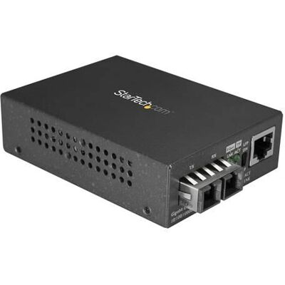 StarTech.com Model MCMGBSCMM055 - Network Media Converter - Black StarTech.com Model MCMGBSCMM055 - Network Media Converter - Black