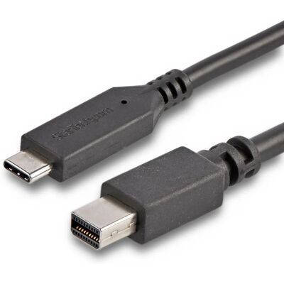 StarTech.com USB-C auf Mini DisplayPort 4K 60Hz Kabel - Schwarz StarTech.com USB-C auf Mini DisplayPort 4K 60Hz Kabel - Schwarz