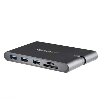 StarTech.com USB-C 8-in-1 Multiport Adapter - Fekete - Laptop dokkoló StarTech.com USB-C 8-in-1 Multiport Adapter - Fekete - Laptop dokkoló