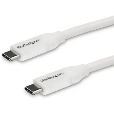 StarTech.com USB C zu USB C Kabel - 13 ft / 4m - 5A PD - M/M - Weiß - USB 2.0 - USB-IF Zertifiziert StarTech.com USB C zu USB C Kabel - 13 ft / 4m - 5A PD - M/M - Weiß - USB 2.0 - USB-IF Zertifiziert