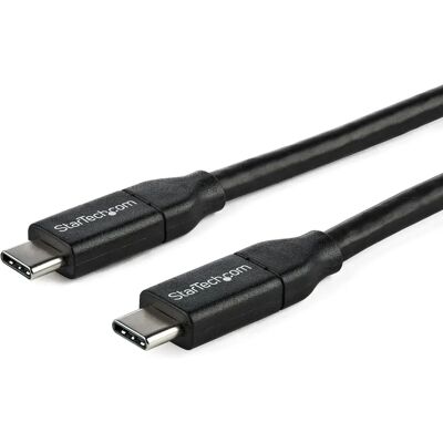 Startech.Com USB C zu USB C Kabel - 1 m - 5A PD - USB 2.0 - Schwarz Startech.Com USB C zu USB C Kabel - 1 m - 5A PD - USB 2.0 - Schwarz