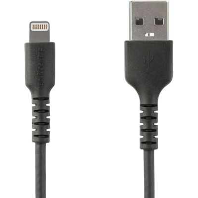 Câble Lightning MFi d’Apple - 2m Noir - Durable & Flexible - Publicité Câble Lightning MFi d’Apple - 2m Noir - Durable & Flexible - Publicité