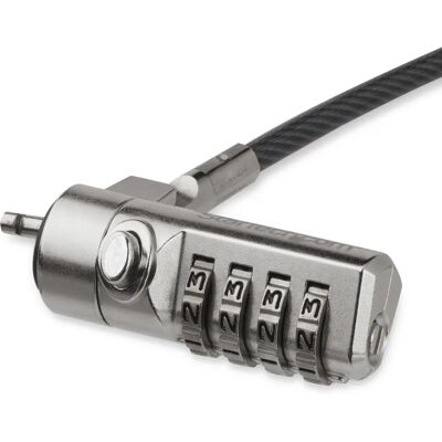 Cadenas pour ordinateur portable StarTech.com - 4 chiffres - Noir, Argent - Publicité Cadenas pour ordinateur portable StarTech.com - 4 chiffres - Noir, Argent - Publicité