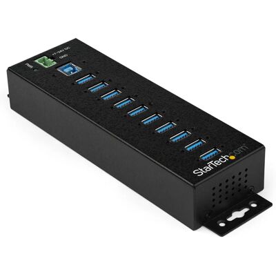 StarTech.com HB30A10AME Industrieller USB-Hub - 10 Ports - Schwarz StarTech.com HB30A10AME Industrieller USB-Hub - 10 Ports - Schwarz