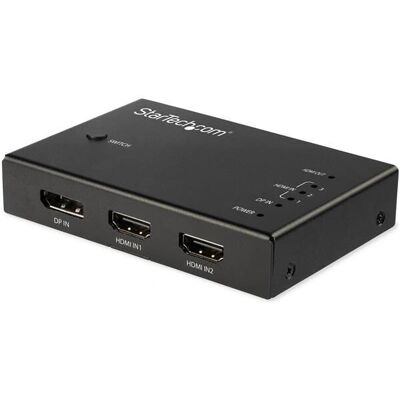 StarTech.com 4K HDMI/DisplayPort Video Switch - Schwarz StarTech.com 4K HDMI/DisplayPort Video Switch - Schwarz