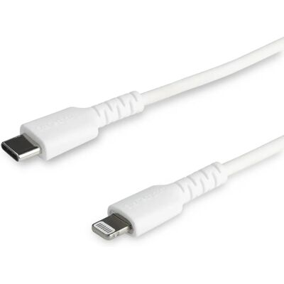StarTech.com 2M USB C to Lightning Cable - White - Durable, MFi Certified StarTech.com 2M USB C to Lightning Cable - White - Durable, MFi Certified