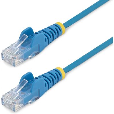 StarTech.com N6PAT50CMBLS Câble réseau CAT6 fin bleu - Gigabit StarTech.com N6PAT50CMBLS Câble réseau CAT6 fin bleu - Gigabit