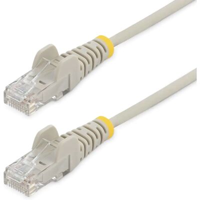 StarTech.com 1,5m Tunn Cat6 Kabel - Grå - Nätverkskabel StarTech.com 1,5m Tunn Cat6 Kabel - Grå - Nätverkskabel