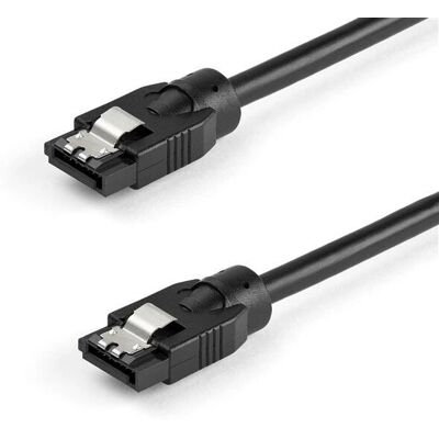 StarTech.com SATRD30CM Schwarzes SATA-Kabel - 6Gbps StarTech.com SATRD30CM Schwarzes SATA-Kabel - 6Gbps