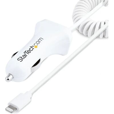 Caricatore auto StarTech.com USBLT2PCARW2 con 2 porte USB - Bianco Caricatore auto StarTech.com USBLT2PCARW2 con 2 porte USB - Bianco