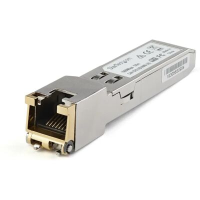 Módulo compatible Cisco GLC-TE de StarTech.com - Transceptor Ethernet de cobre 1000BASE-T - Plata - Transceptor de red Módulo compatible Cisco GLC-TE de StarTech.com - Transceptor Ethernet de cobre 1000BASE-T - Plata - Transceptor de red