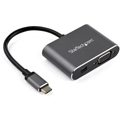 StarTech.com Graue USB C Multiport-Video-Adapter - Grafikkarten - 4K 60Hz HDR StarTech.com Graue USB C Multiport-Video-Adapter - Grafikkarten - 4K 60Hz HDR