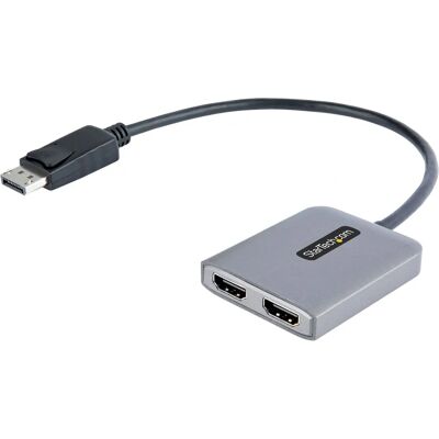 StarTech.com Dual HDMI MST Hub - 4K DisplayPort Adapter StarTech.com Dual HDMI MST Hub - 4K DisplayPort Adapter