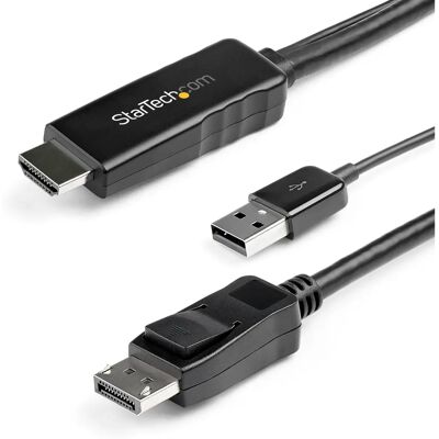 Adaptador HDMI a DisplayPort StarTech.com 4K 30Hz Negro Adaptador HDMI a DisplayPort StarTech.com 4K 30Hz Negro