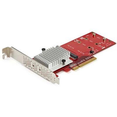 StarTech.com Dubbelt M.2 PCIe SSD-adapter - PCIe 3.0 - Stöder NVMe/AHCI StarTech.com Dubbelt M.2 PCIe SSD-adapter - PCIe 3.0 - Stöder NVMe/AHCI
