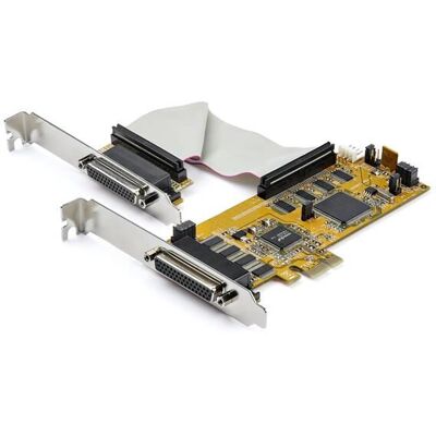 StarTech.com PEX8S1050LP 8-poorts PCIe Seriële Adapterkaart - Windows/Linux StarTech.com PEX8S1050LP 8-poorts PCIe Seriële Adapterkaart - Windows/Linux