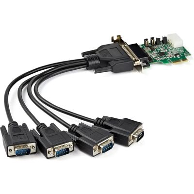 StarTech.com Adattatore Serial PCIe RS232 4 Porte - Profilo Basso StarTech.com Adattatore Serial PCIe RS232 4 Porte - Profilo Basso