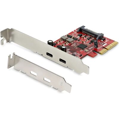 StarTech.com PCIe USB-C 10Gbps uitbreidingskaart - Grijs StarTech.com PCIe USB-C 10Gbps uitbreidingskaart - Grijs